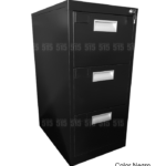 Archivero Metálico 3 Gavetas Color Negro