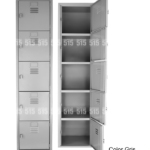 Locker Metálico Estándar 5 Puertas