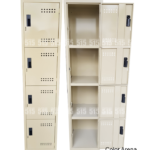 Locker Metálico Rombo 4 Puertas Manija Plástico