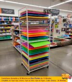 Cartulinero Armable con 30 Niveles En 2 Partes de 15 Niveles - Imagen 2