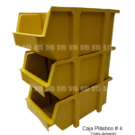 Caja de Plástico # 4 + Amarillo