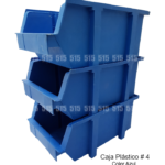 Caja de Plástico # 4 + Azul