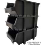 Caja de Plástico # 4 + Gris