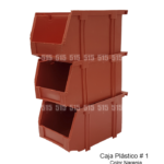 Caja de Plástico # 1 + Naranja