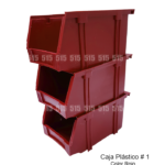 Caja de Plástico # 1 + Rojo