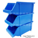 Caja de Plástico # 2 + Azul