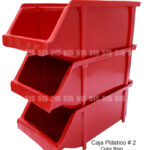 Caja de Plástico # 2 + Rojo