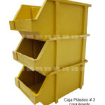 Caja de Plástico # 3 + Amarillo