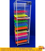 Cartulinero Armable con 30 Niveles En 3 Partes de 10 Niveles - Imagen 11