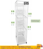 Cartulinero Armable con 30 Niveles En 3 Partes de 10 Niveles - Imagen 6