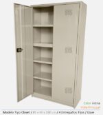 Gabinete Tipo Closet Color Arena - Imagen 5